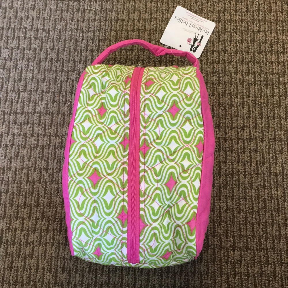 Quilted shoe bag